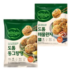 CJ 비비고 도톰동그랑땡 560g + 도톰해물완자 340g, 1세트, 900g