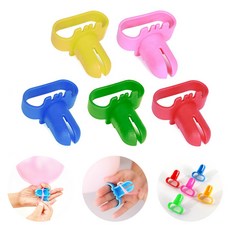 도나토르 풍선 매듭 묶기 보조 클립5p, 1세트, 5컬러세트