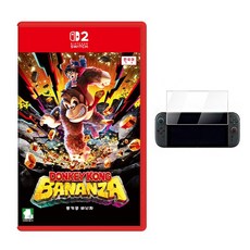 닌텐도 스위치2 동키콩 바난자 한글판+나유타 액정보호필름 증정