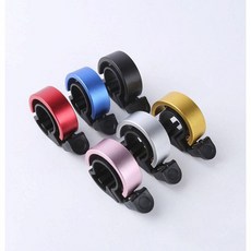 環形鋁合金隱形自行車鈴鐺, 1個, 紅色，金色，藍色，黑色，銀色，粉色