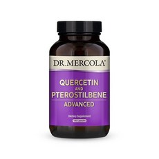 DR. MERCOLA 槲皮素紫檀芪進階配方膠囊, 180顆, 1罐