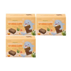 자연주의 유기 어린이김 고소한맛, 3개, 20g, 참기름맛