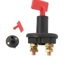 300A 12V 빨간색 키 차단 킬 배터리 스위치 주요 차량 수정 절연체 단로기 자동 트럭 보트 용 전원, 02 Switch 2