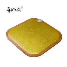 따뜻한 극세사 소파 방석 1인용 2인용 3인용 사무실 침대 온열 매트, 43X43, 금방석 1인용