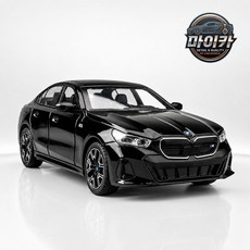 마이카 다이캐스트 합금 1:24 BMW i5 M60 모델 자동차 모형 피규어 장식+배터리 포함, 1개, 04.블랙