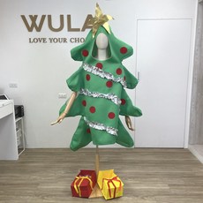 WULA烏拉 台灣發票 聖誕樹玩偶裝 聖誕樹裝 聖誕男裝 聖誕樹服裝 聖誕樹衣服 成人聖誕裝 聖誕服裝