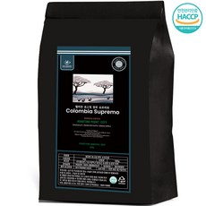 헬리빈 로스팅 원두커피 콜롬비아 슈프리모, 1개, 500g, 홀빈(분쇄안함)