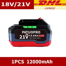 Makita 18v 전동 공구 용 18V 21V 6.0 9.0 12.0Ah 충전식 리튬 배터리 무선 렌치 톱 드릴 그라인더 스크루, [05] 1PCS 12.0Ah