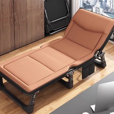 Garry 낮잠 접이식 침대 간이침대 접이식 간이침대 릴렉스베드 이동식 침대, 오렌지