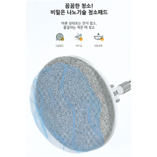 통돌이 밀대 회전 걸레 청소기, 리필걸레1장, 1개