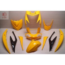 EG部品 新勁戰 三代 3代 機車車殼 (烤漆黃色) 1MS - 車殼玩家 (附發票), 1個