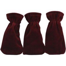 3개 빨간색 피아노 페달 커버 플러시 원단 보호 슬리브 탄성 밴드 포함 지속 내구성 및 오염 방지 악기 액세서리