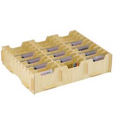 명함 수납함 정리함 분류함 호텔 리조트 카드키 수납장 30칸 메이플, 30칸 황풍색