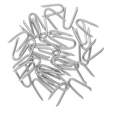 철사 펜싱 스테이플 와이어 메쉬 및 못 펜싱용 U자형 우븐 패스너 개 200 아연 도금, 200 Pcs