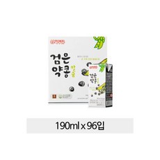 삼육두유 검은약콩칼슘 190ml96입, 190ml, 96개