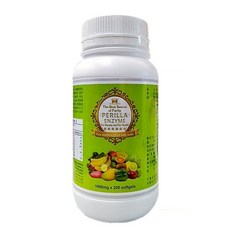 紫蘇植化酵素膠囊1000mg/粒, 1個, 200顆