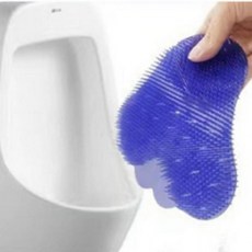 냄새방지 클리너 탈취 실리콘 소변기 패드, 그린