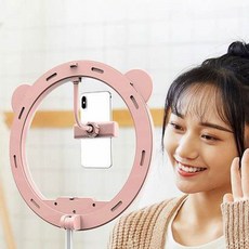 접이식 스탠드 조명 필라이트 링라이트 ths+735wO, 블랙