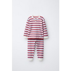[국내배송] 자라 ZARA 1세 6개월~6세 스트라이프 파자마 - 크림 938789