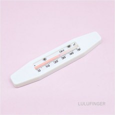 [룰루핑거] 온도계3 14.1x3cm 2UX-02-203, 1개