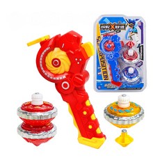 888玩具 888便利購 手持式拉線對戰陀螺(會發光可磁吸疊羅漢)(顏色隨機), 1個