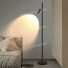 모던 간접 거실 스탠드등 양방향 플로어 침실 무드조명 독서, C. 단일 헤드 12W 지능적인 원격 제어