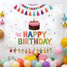 Peito 生日慶祝派對回憶橫幅布條, E5