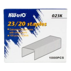 KW-triO 訂書針 1000pcs, 1個, 0023N 23/23號訂書針