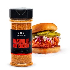 더 스파이스 랩 - 내슈빌 핫 치킨 시즈닝 - 스파이스 셰이 The Spice Lab Nashville Hot Chicken Seasoning - All Purpose Spicy, N/A, 1개