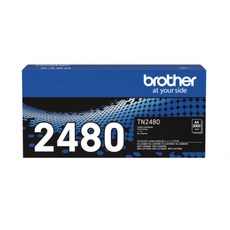 Brother TN-2480 原廠高容量黑色碳粉匣，適用於HL-L2375DW / MFC-L2715DW，列印品質清晰，高印量設計, 黑色, 1個