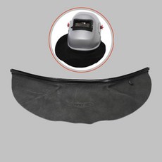 스패터방지 목보호대 가죽 검정무광 L111-002OTD