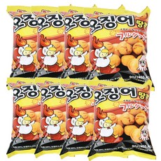 돈키호테 불닭맛 오징어땅콩 매운맛, 8개, 90g
