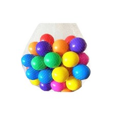 淘氣寶貝 海洋球 彩虹球 波波球 寶寶遊戲球池專用 5公分彩色混裝, 1套, 彩色混裝