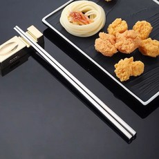 316不鏽鋼筷子，附餐具袋，方筷防燙耐熱防滑，公筷方形筷子夾，外出短筷止滑, 1個, 一雙, 銀色(316不鏽鋼), 316筷一雙(兩隻)