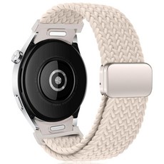 Fegwilde 갤럭시워치 호환 마그네틱 브레이드 스포츠 루프 스트랩 20mm 워치7/6/6클래식/5/5골프/4/4클래식 40mm 44mm 45mm 43mm 47mm 42mm 46, 별빛