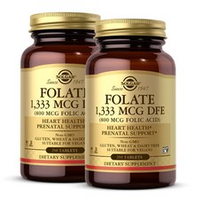 솔가 폴레이트 천연엽산 1 333mgc DFE 250정 X2 (한정할인 - 유통기한 2026-12-31), 2개