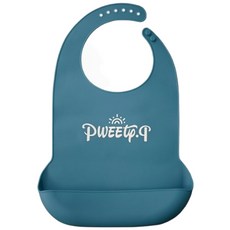 成人防水加大圍兜, 藍, 1個, 1個裝