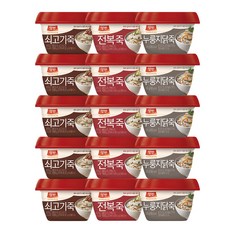 [동원] 양반 쇠고기죽285g 5P + 전복죽285g 5P + 누룽지닭죽285g 5P, 1세트, 4.275kg 1세트, 4.275kg