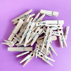 원목 나무 집게 중형 35mm