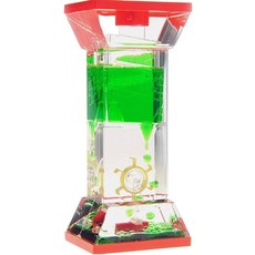 PowerTRC Liquid Motion Bubbler 감각 장난감 책상 탑용 피젯 장난감 | 진정 및 편안한 ADHD 불안 및 자폐증 장난감 성인용, #2 그린