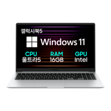 삼성전자 갤럭시북5 NT750XHW-A51A 15.6 코어Ultra5 인텔15세대 노트북 한컴오피스팩 동봉, 실버, W-A51AS, 1TB, 16GB, WIN11 Home