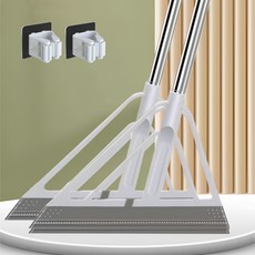 찬움컴퍼니 다용도 만능 청소 실리콘 빗자루 스퀴지, 화이트, 2개