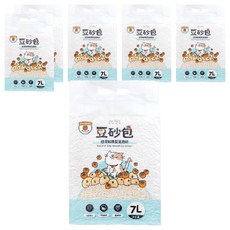 nu4PET 陪心寵糧 陪心豆砂包 超凝結條形豆腐砂, 6L, 6包, 無香味