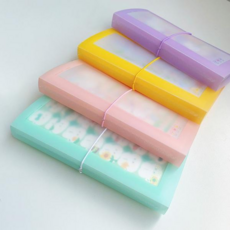 콜북 티켓북 콜렉트북 야구티켓홀더 포토카드앨범 네컷 셀링온 포카바인더 30매, 핑크