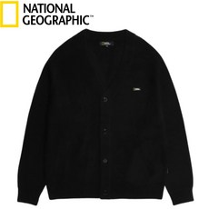 [매장발송] 내셔널지오그래픽 남성 가디건 브이넥 와펜 캐주얼 등산 근무 작업 골프 낚시 이월상품