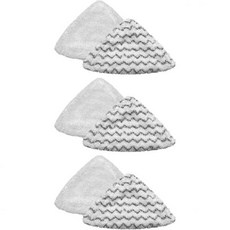 Planially 교체용 스팀 대걸레 패드 4팩 Bissel Bissell PowerEdge 및 PowerForce 리프트 오프 2078 2165 20781과 호환 가능, 6