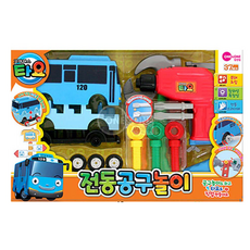 꼬마버스 타요 전동공구놀이 타요 전동 공구놀이 장난감, 1개, 다양