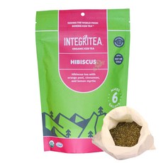 인테그리티 유기농 히비스커스 티백 아이스 히비스커스 차용 - IntegriTEA Organic Hibiscus Tea Bags for Hibiscus Iced Tea - 6-Bag, 1개