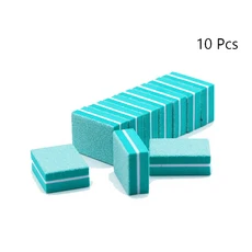 50Pc 전문 미니 네일 아트 버퍼 100/180 샌드페이퍼 매니큐어 케어 샌딩 연마 손톱 장비 도구, 04 05