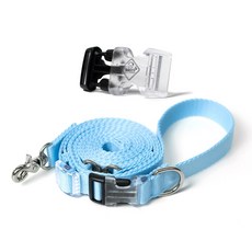 아띠지기 반려동물 길이조절 핸즈프리 멀티 리드줄, 스카이블루, 1개